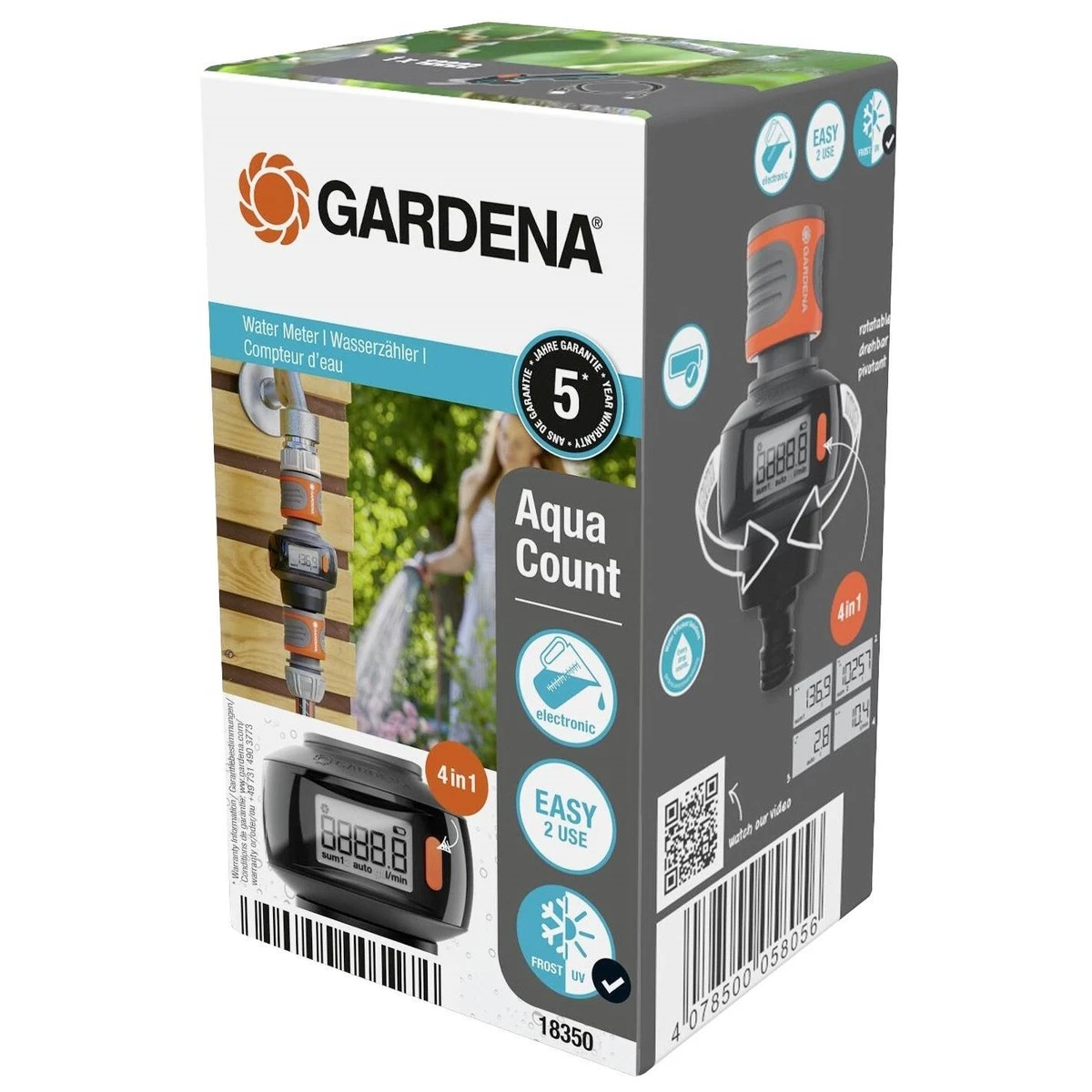 Regenerativ Sieger werfen gardena water smart flow meter bunnings