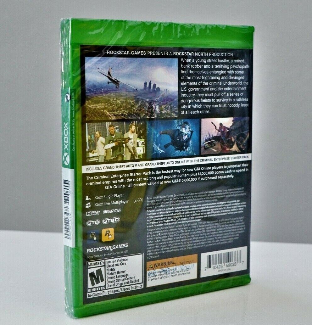 GTA V: PREMIUM EDITION - XBOX ONE - MOOVE GAMES