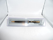Parker Vintage Black Lacquer Insignia Ball Pen-Made in USA-