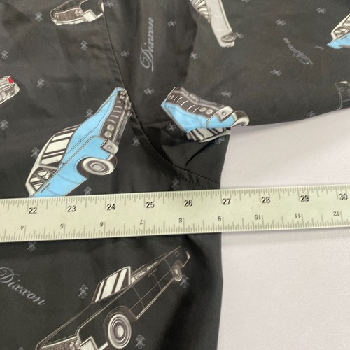 Dixxon Shirt Mens 2XL Black The Slab Button Up Party Blend Classics Cars - Picture 7 of 9