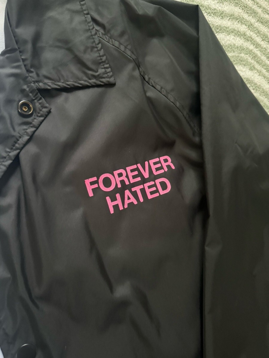 ASSC Anti Social Social Club Forever Hated Black Coach Jacket