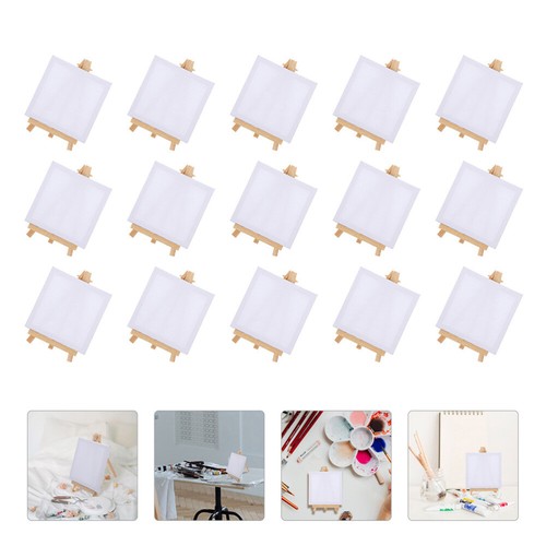 15 Sets Picture Frame and Easel Child Painting Canvas Stand Table Top - Picture 7 of 12