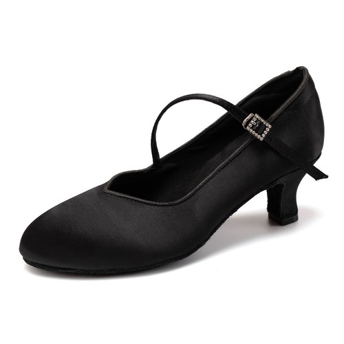 Mujeres Zapatos Modernos Damas Salón Latino Salsa Tango Zapatos de Baile 5.5/7.5cm Tacones - Imagen 13 de 27