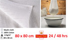 10x MUSLIN MULTIPURPOSE CLOTH CHEESE 80x80cm COOKING STRAIN DRAINING BREW FILTER