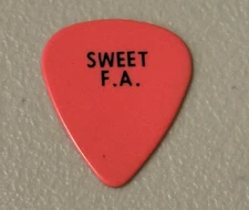 Vintage Sweet F.A. Stage Used Tour Guitar Pick 1980s Hair Metal Glam Rock Show