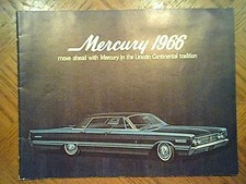 1966 Mercury Park Lane Montclair Monterey S-55 Sales Brochure - Original 1966 Mercury Park Lane Montclair Monterey S-55 Sales Brochure - Original