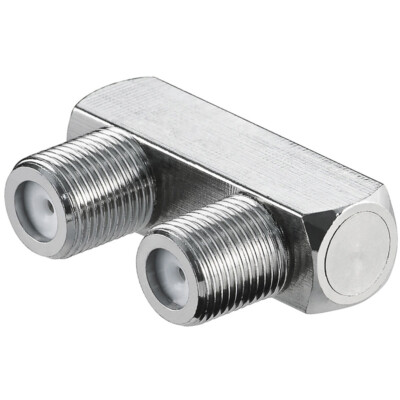 F-Verbinder Kupplung U-Form SAT TV Koaxial Kabel Adapter Verbinder Antennen