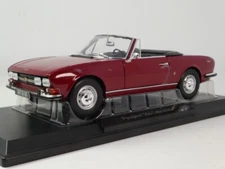 Norev Peugeot 504 Cabriolet Andalusian Red 1969 1/18 184818