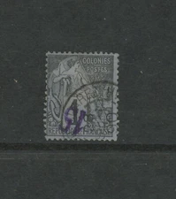 Diego Suarez Scott # 1A VF Used Stamp Cat $225 French Colonies