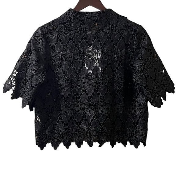トップス S framed lace tops Frame Top Lace Short Sleeve Top Sz XS | eBay