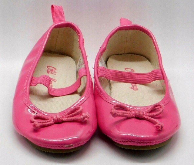 Toddler Girls Old Navy Pink Dress Shoes "M" Sz 5 / 612 Mon Wide Kids