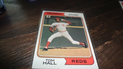 1974 TOPPS # 248 TOM HALL BASEBALL  CARD