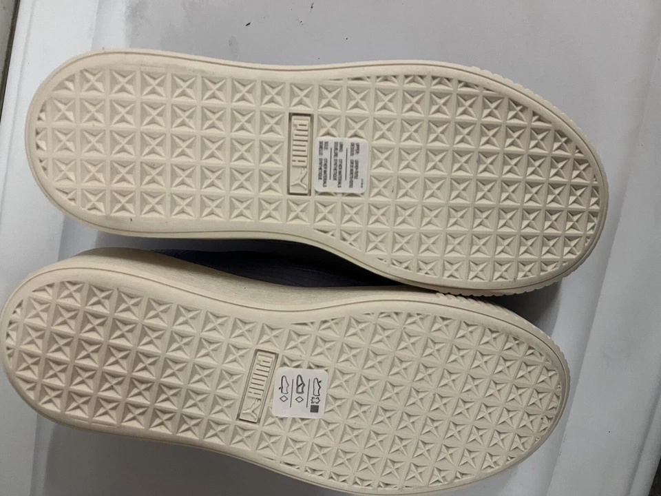 Zapatilla deportiva Puma gamuza plataforma mono satinado para mujer color lavanda-susurro-dorado 7,5 Foto 4 de 4