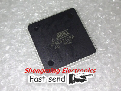10PCS ATMEGA128A-AU QFP-64 8-bit Microcontroller NEW IC