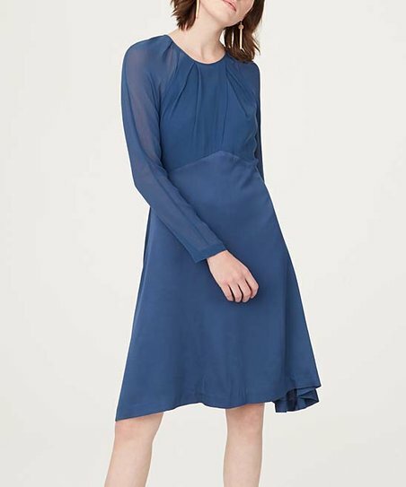 cotton voile dress Rose in Ocean Treasure Navy| Jude Connally XS / Ocean Treasure Navy My Actual Bust is:44