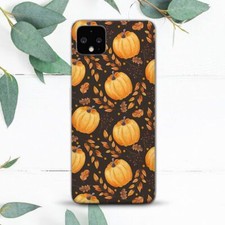 Autumn Leaves Aesthetic Pumpkin Case For Google Pixel 2 3 3a 4 4a 5 6 7 8 XL