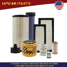 1000 Hours Maintenance Filter Kit for Caterpillar 259D 279D 279D3 289D 299D 299D
