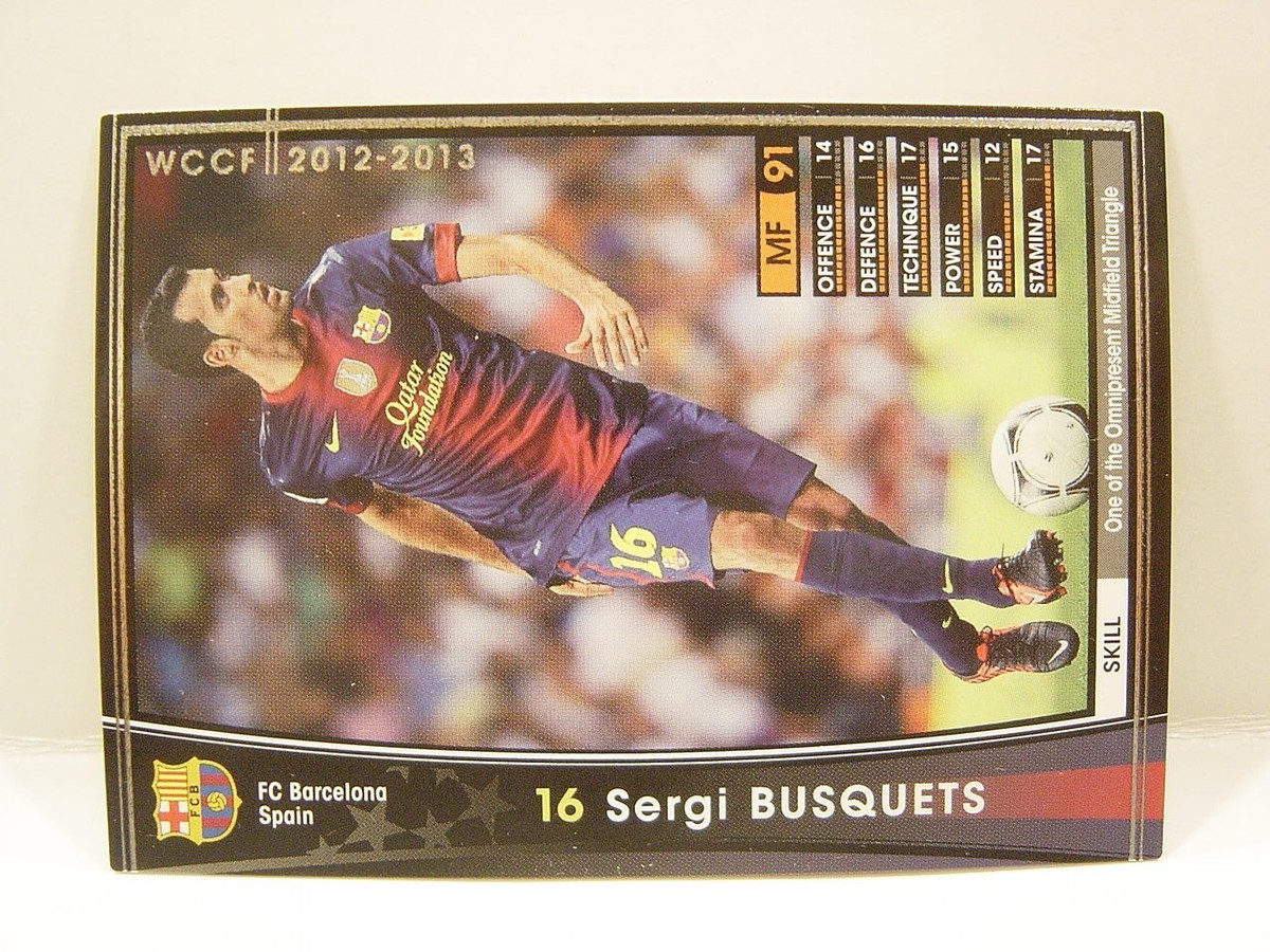 Panini SERGIO BUSQUETS ジャージカード /99 Panini SERGIO BUSQUETS ジャージカード /99 Sergio Busquets