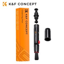 K F Concept Lens Cleaning Brush Pen Double-Sided with Soft Brush for DSLR Camera