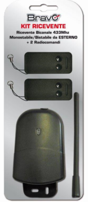 Telecomando Cancello Kit Ricevitore Wireless 433MHz Con 2 Telecomandi Per Cancelli N 1174611 - Foto 2
