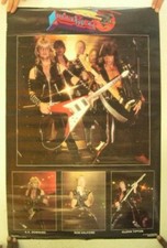 Judas Priest Poster Vintage Band Shot Collage