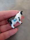 Vintage Bug House miniature steer cow black & white — photo 4
