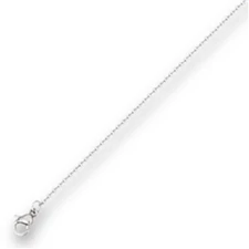 STAINLESS STEEL 1.5mm ROUND Cable CHAIN 20 Inches