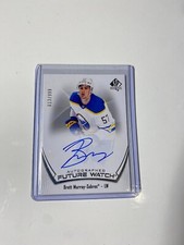 2021/2022 SP Authentic Hockey Future Watch Auto /999 Brett Murray