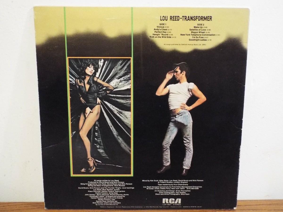 LOU REED TRANSFORMERS 1972 ROCK LP VINYL ALBUM | eBay