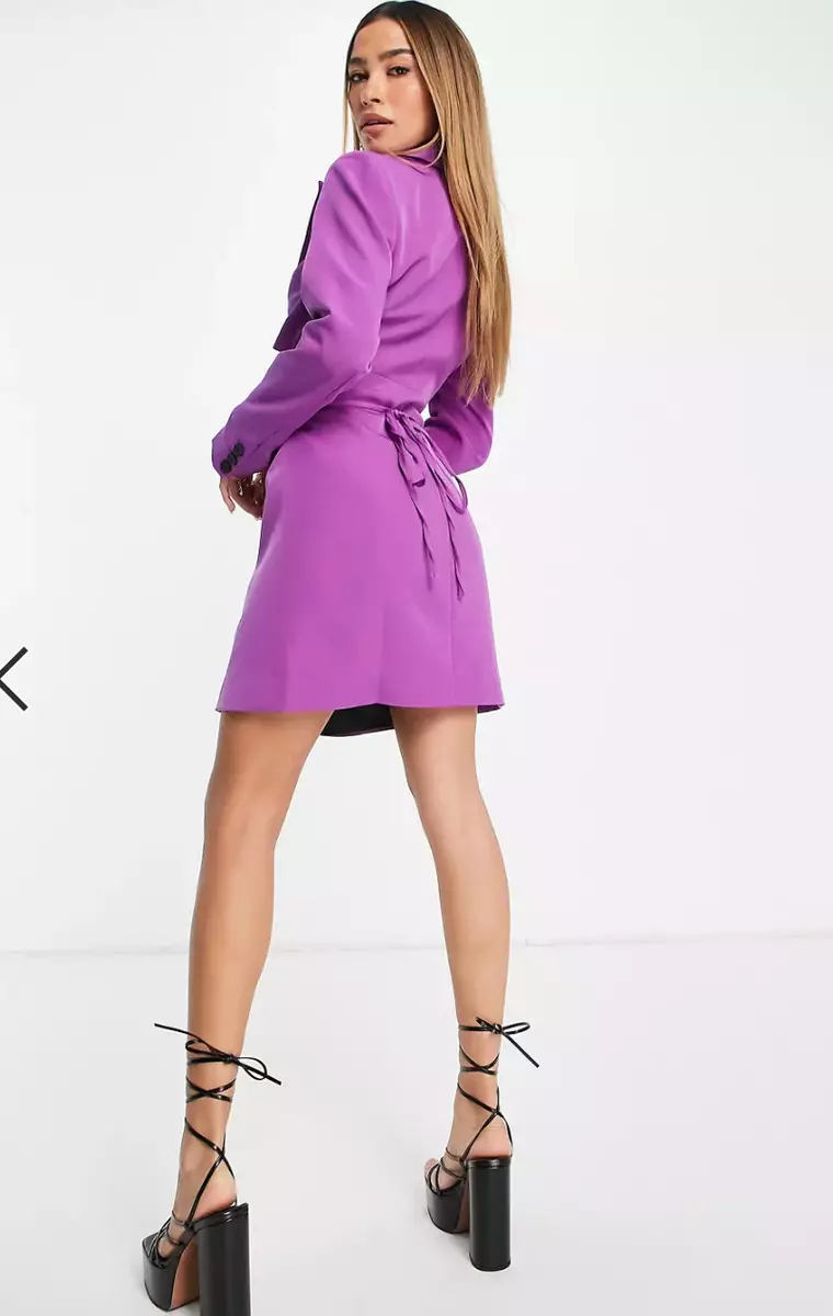 Topshop pink top blazer dress