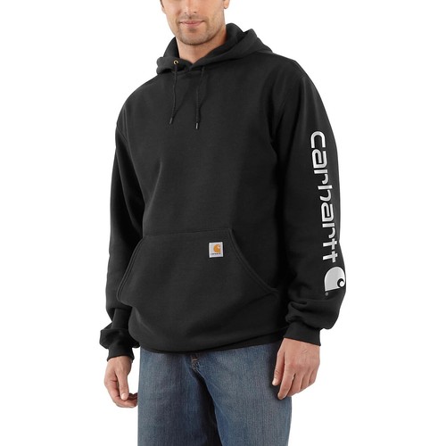 Carhartt Herren Midweight Hooded Logo Sweatshirt Pullover Hoodie - Large TALL LT