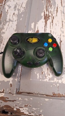  Xbox 2003 Microseft Mad Catz Green Translucent 4516 Controller With Breakaway