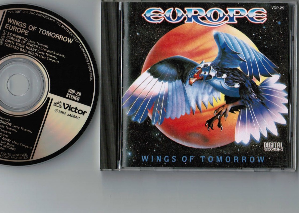 EUROPE Wings of Tomorrow JAPAN CD VDP-29 1984 1st issue