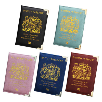 1x PU Reisepass Ausweishülle Ausweis Tasche Hülle Passport Schutzhülle