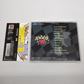 Sonic R Original Soundtrack CD Sega Saturn Game Music Richard Jacques Rare Item