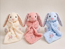 Pl&uuml;sch Hase Schlabberohren + Kuscheltuch Pl&uuml;schtier Kuscheltier Flo&acute;s Toys 25 cm