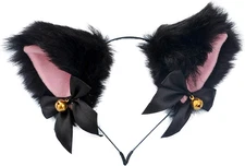 Cosplay Women Plush Furry Cat Ears Headwear Accessory for Party