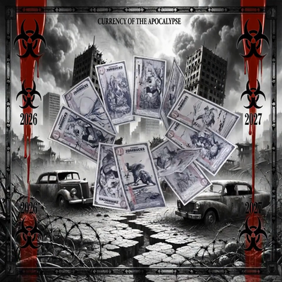 2026-27 Zombucks Novelty • $1 Silver Note • Currency of the