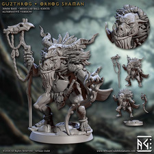 Pig Orc Shaman Druid - Tribal Mystic - Artisan Guild - Dungeons and Dragons