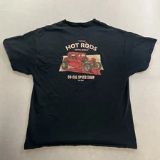 So-Cal Speed Shop Roadster T-Shirt Men’s Size XL Black Short Sleeve Distressed