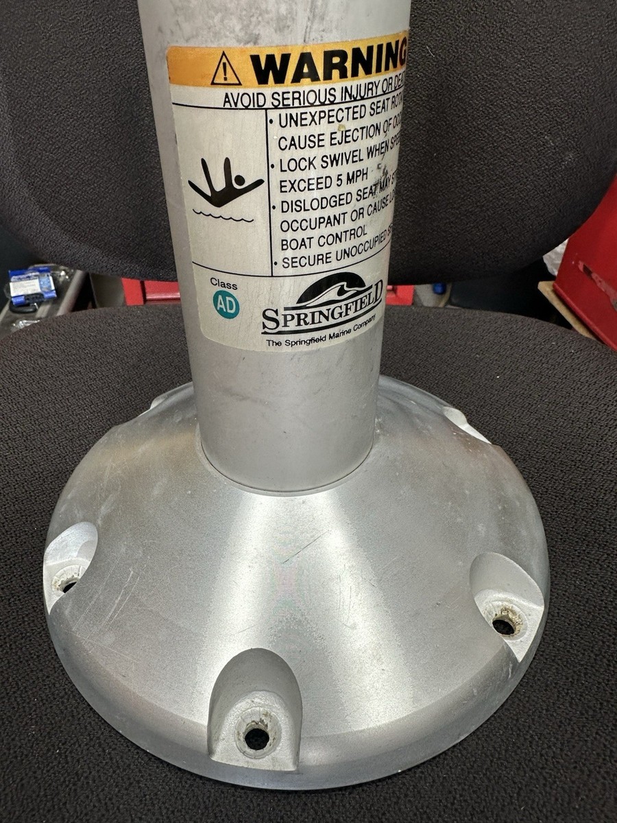 Springfield 8123052 Aluminum Seat Pedestal Post Base Marine Boat