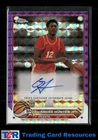 2023-24 Topps Chrome #CG-DH De'Andre Hunter Autographs Purple Refractors