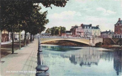 Exeter UK The Avenue and Exe Bridge