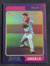 Topps 2023 Heritage SHOHEI OHTANI #20 Los Angeles Angels Purple Parallel