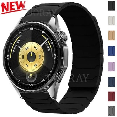 Für Huawei Watch GT 6 5 Pro 4 3 GT 2e 42/46mm Magnet Silikon Armband Ersatzband