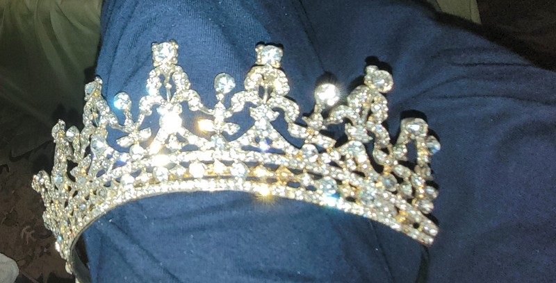 PETITE QUEEN VICTORIA Fake Diamond Royal Bridal Crown or Tiara