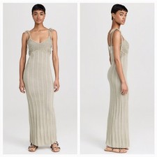 Line and Dot Women's Carra Crochet Maxi Dress - Cream - XS - New with tags