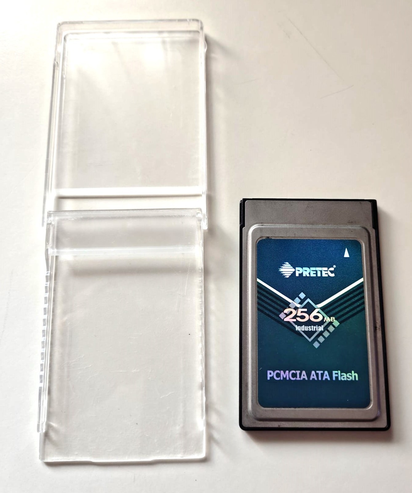 scheda memoria memory card PRETEC industrial 256 PCMCIA ATA FLASH P/N PAN256-CP