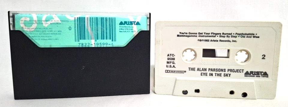 Vintage 1982 Original Alan Parsons Project Eye In The Sky Cassette Tape Art Rock - Imagem 2 de 4