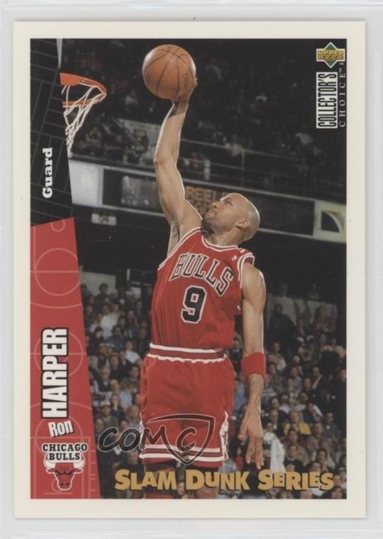 1996-97 Upper Deck Collector's Choice Nestle Slam Dunk Series Ron Harper #3 8d2